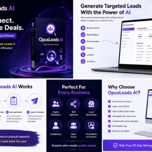OpusLeads AI. Generate Unlimited Buyer Leads with AI in Minutes?
