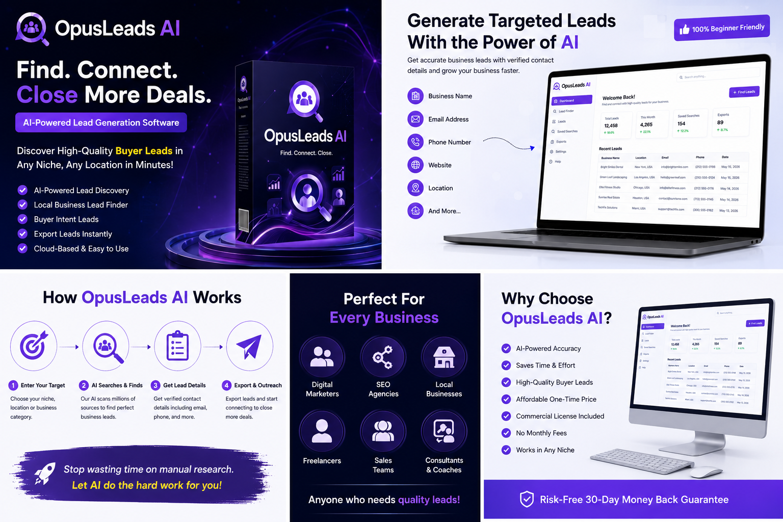 OpusLeads AI. Generate Unlimited Buyer Leads with AI in Minutes?